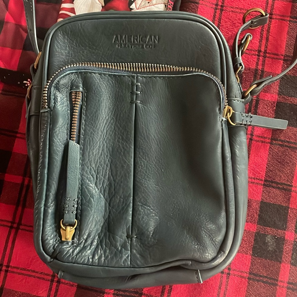 American leather bag